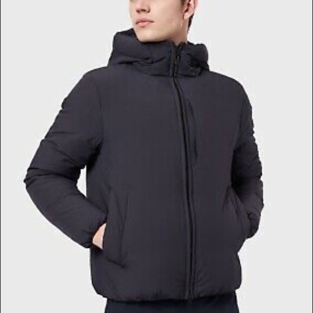 Emporio Armani Down Jacket Navy Blue 50